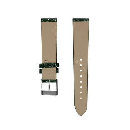 Green Polished Stingray Skin Strap