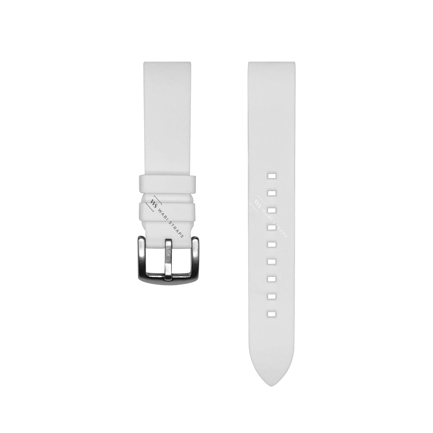 White Classic Smooth TPU Strap