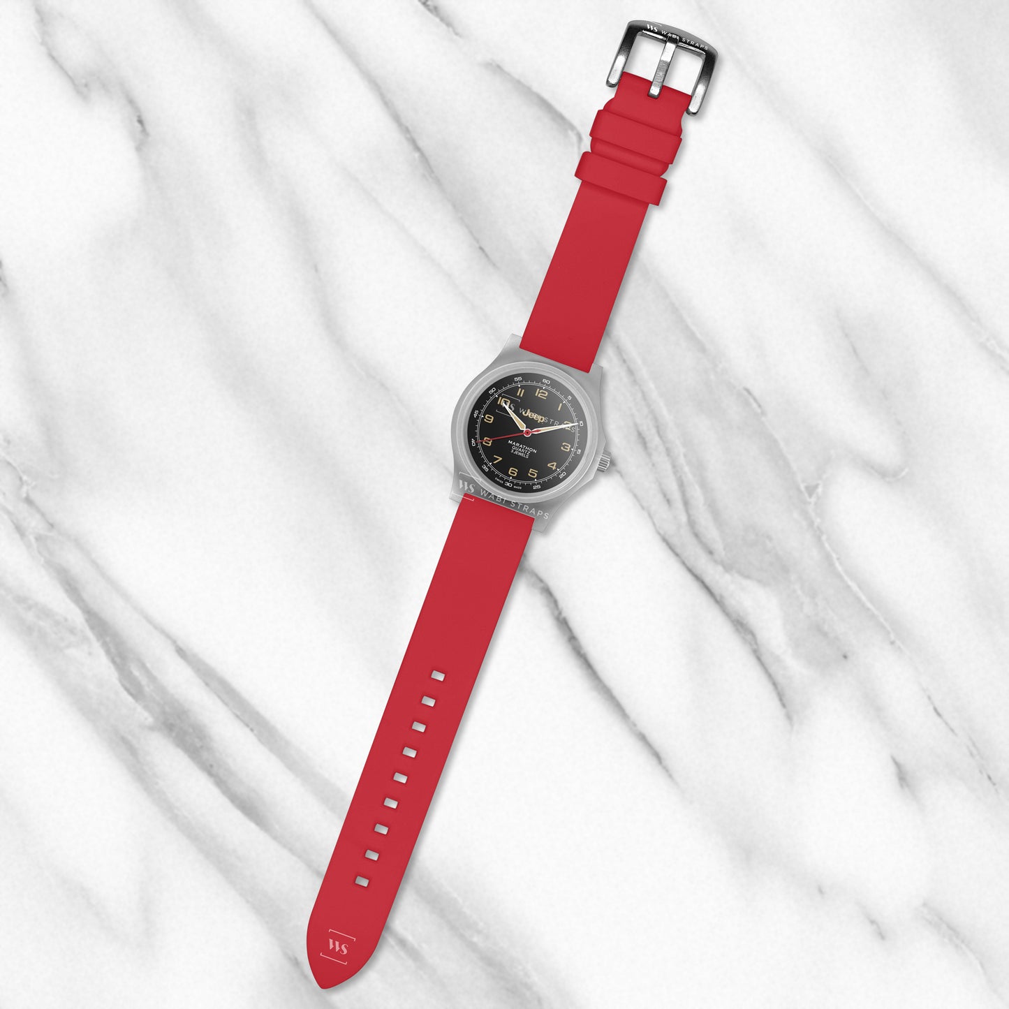 Red Classic Smooth TPU Strap