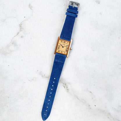 Blue Suede Watch Strap