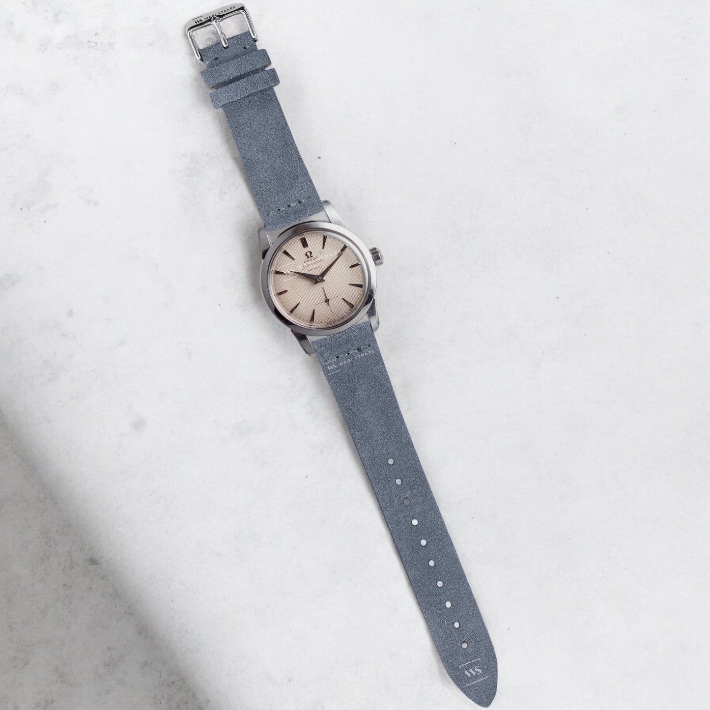 Grey Suede Watch Strap