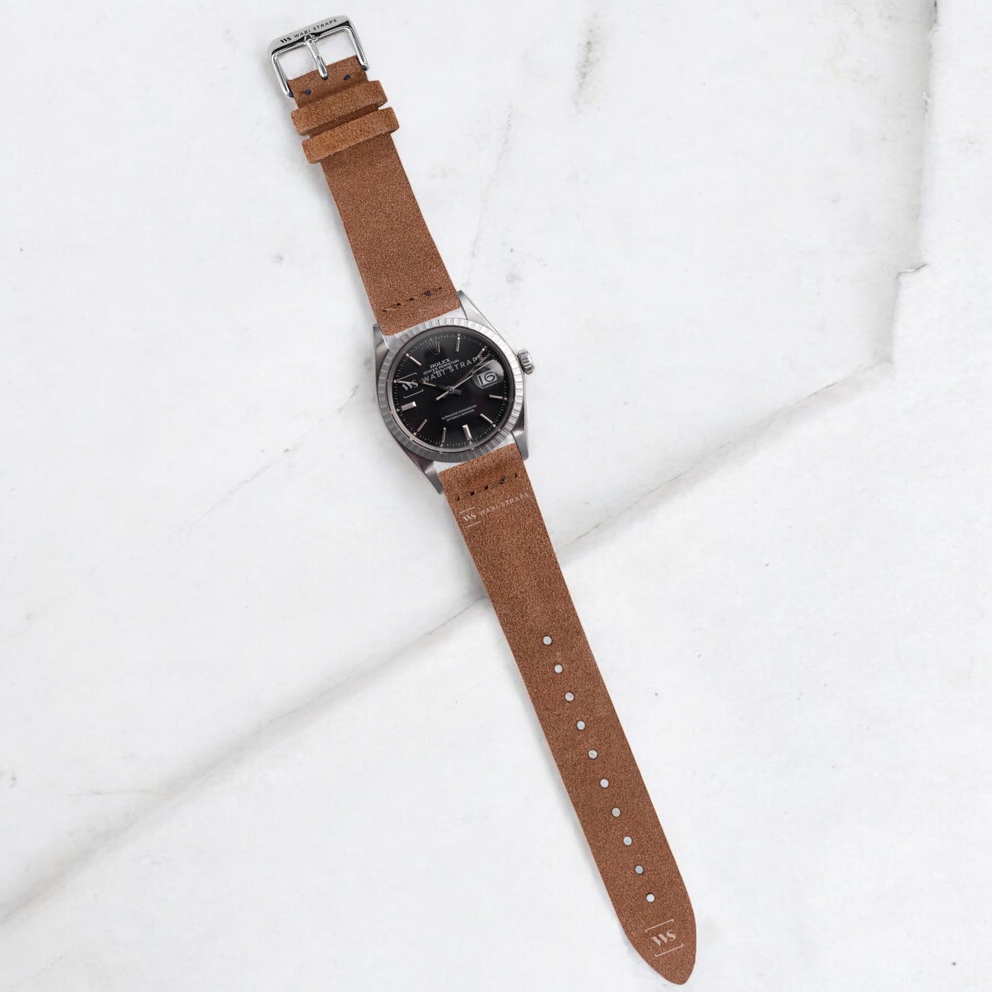 Brown Suede Watch Strap