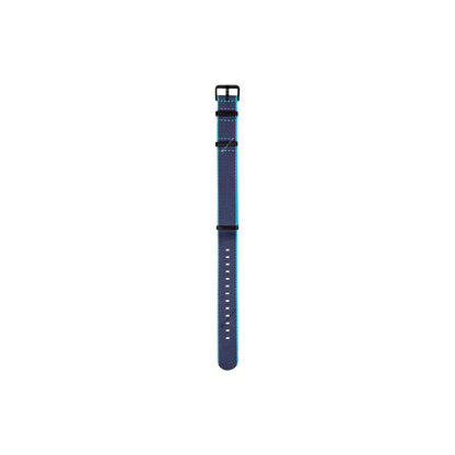 Navy & Sky Blue Trim Edge Premium Strap