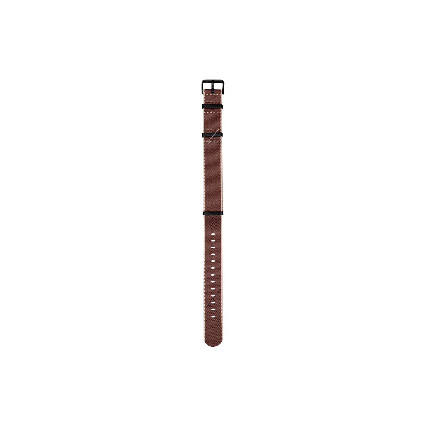 Brown & Cream Trim Edge Premium Strap