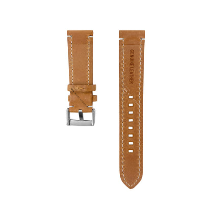 Tan Thick Leather Watch Strap