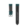 Green Thick Leather Watch Strap