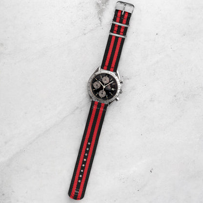 Red & Black Two Piece MilSpec Strap