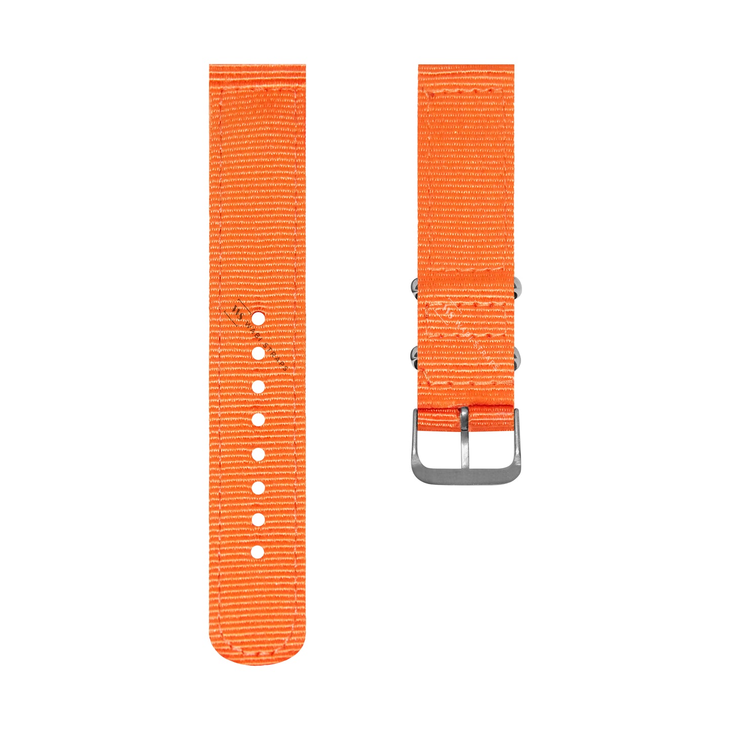 Orange Basic Two Piece MilSpec Strap