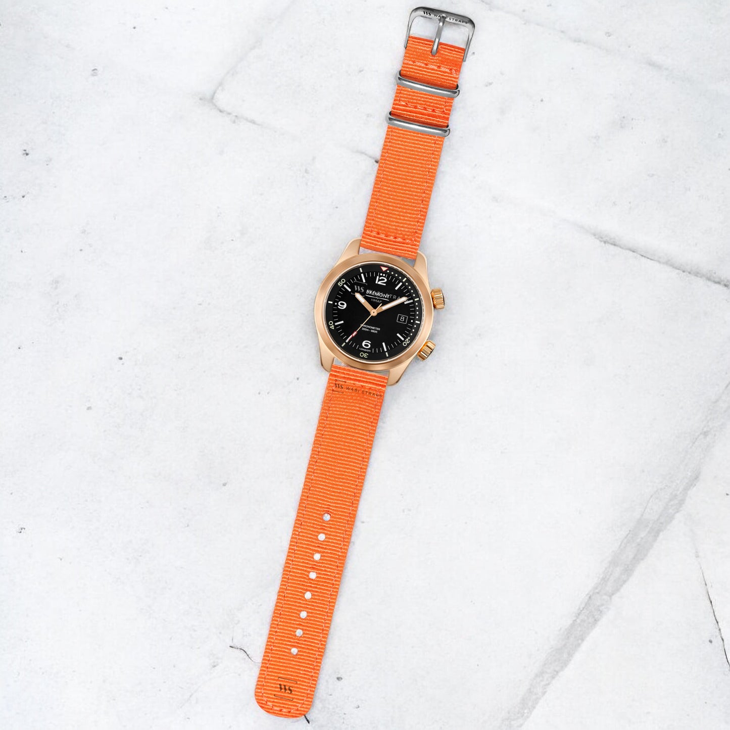 Orange Basic Two Piece MilSpec Strap