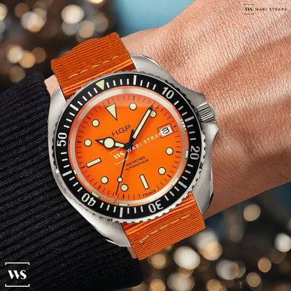 Orange Basic Two Piece MilSpec Strap