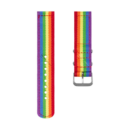 Rainbow Pride Two Piece MilSpec Strap