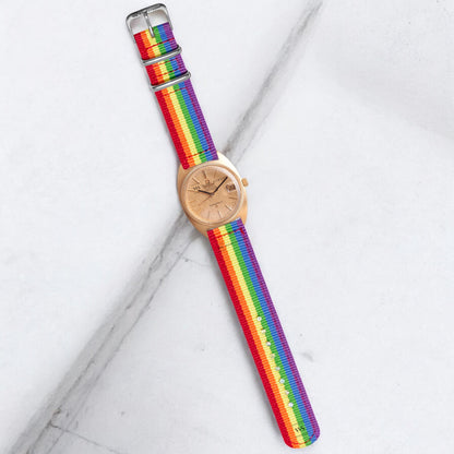 Rainbow Pride Two Piece MilSpec Strap