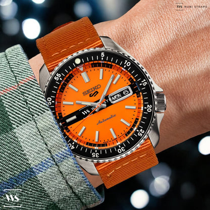 Orange Basic Two Piece ZULU Strap