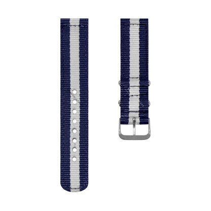 Blue & White Two Piece MilSpec Strap