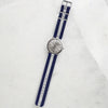 Blue & White Two Piece MilSpec Strap