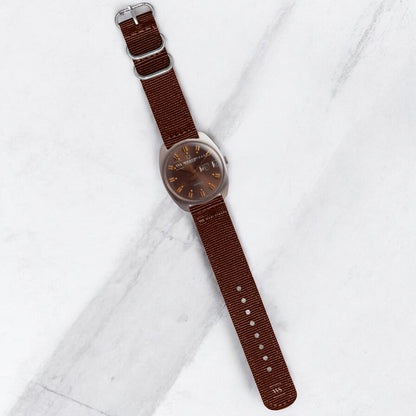 Brown Basic Two Piece ZULU Strap