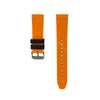 Orange Trim Silicone Waterproof Strap