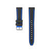 Blue Trim Silicone Waterproof Strap