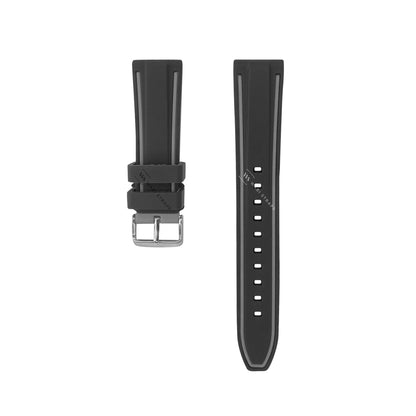 Grey Trim Silicone Waterproof Strap