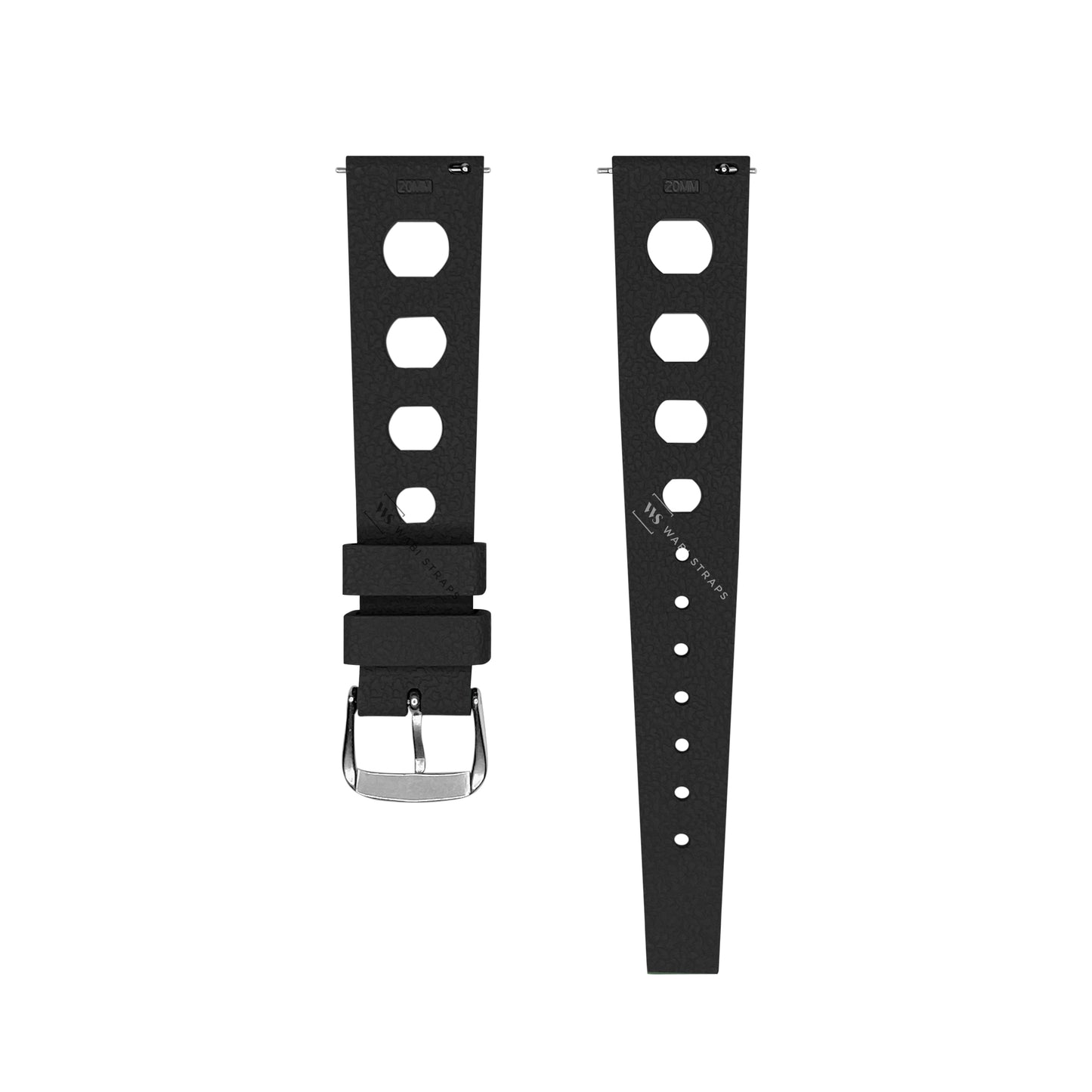 Black Large Hole Tropical Rally Strap