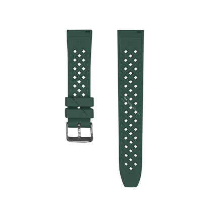 Green Premium Textured FKM Rubber Strap