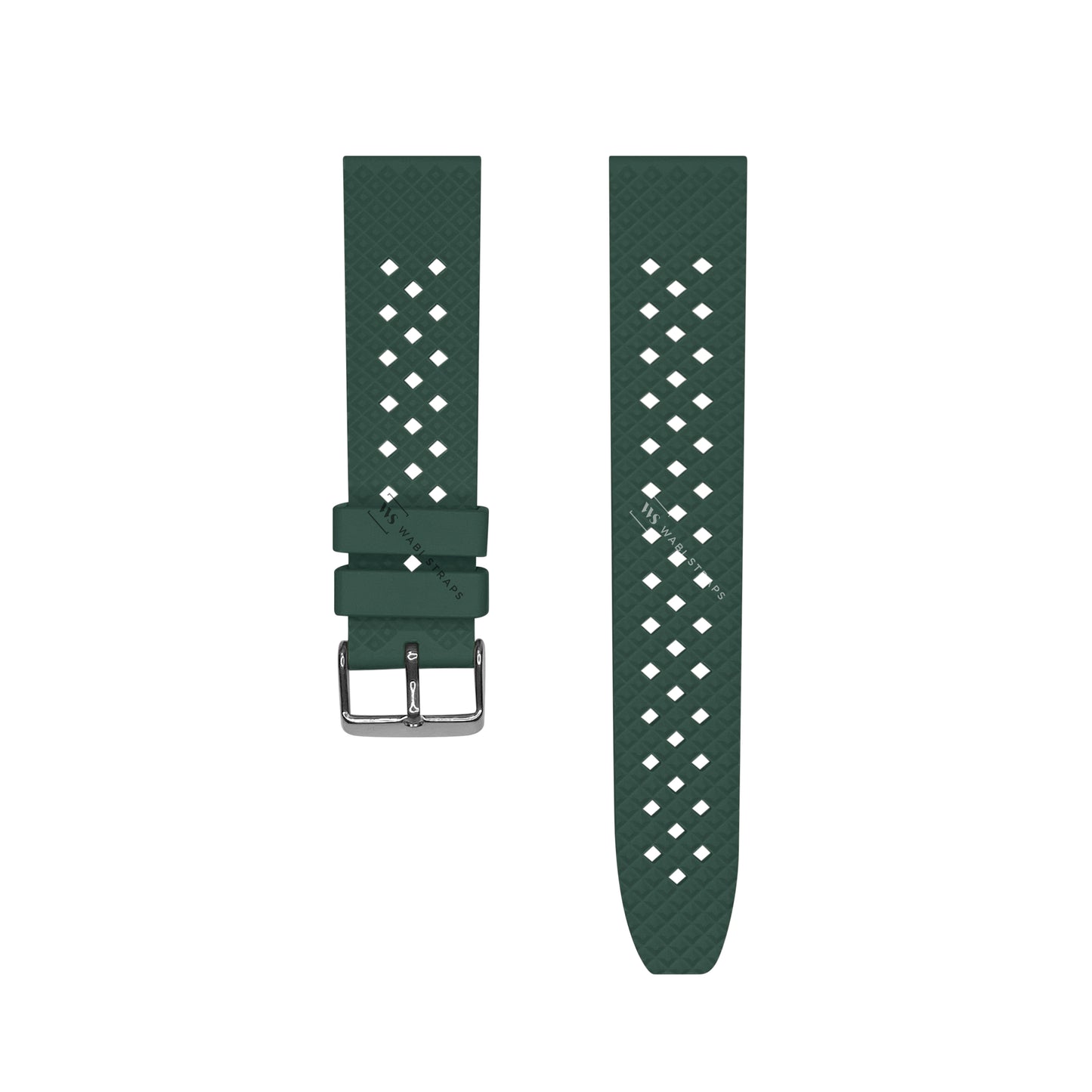 Green Premium Textured FKM Rubber Strap