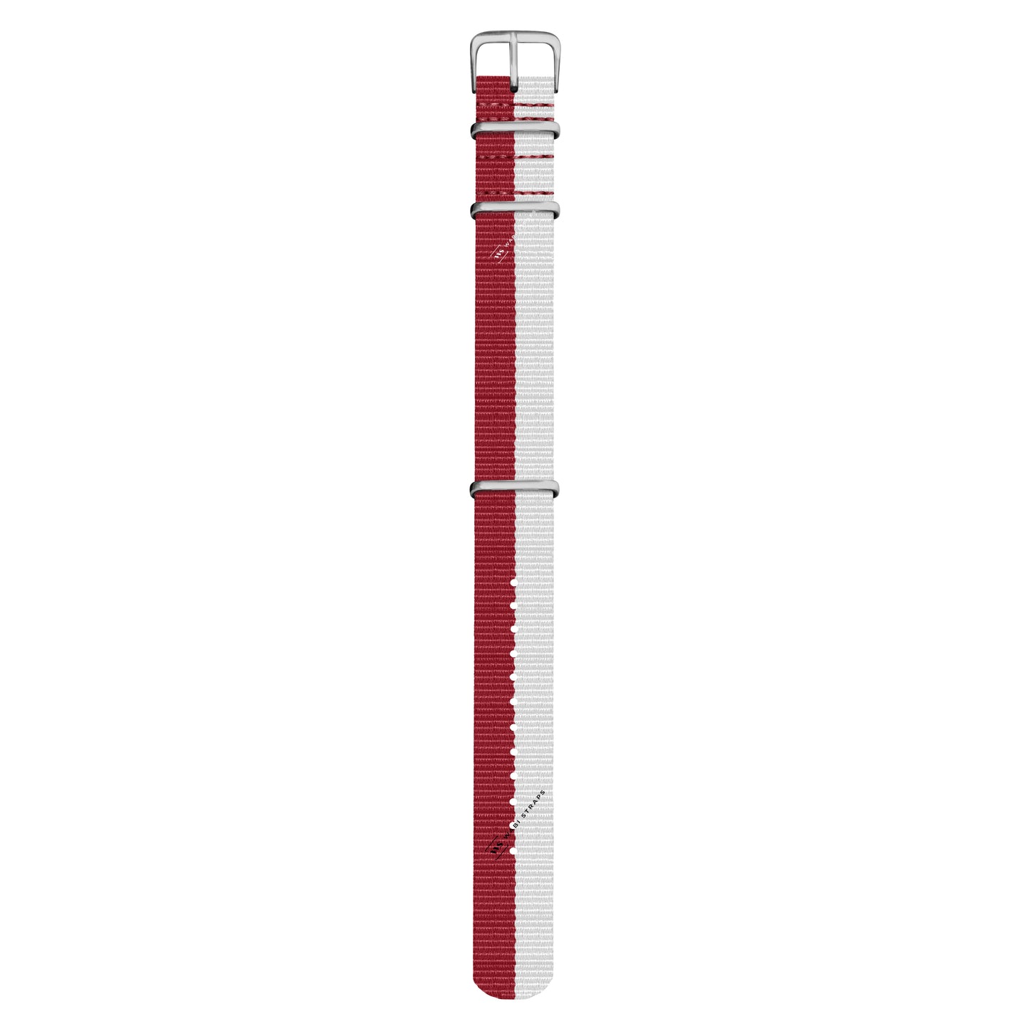 Hello Red & White Unique British Military Watch Strap