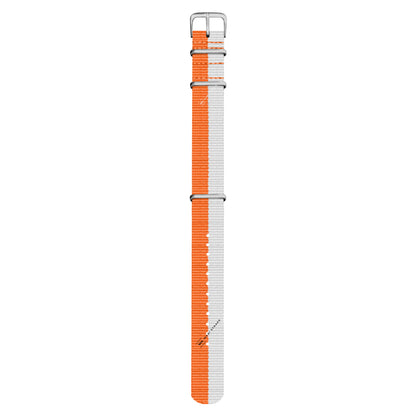 Hello Orange & White Unique British Military Watch Strap