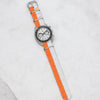 Hello Orange & White Unique British Military Watch Strap