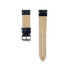 Black Bamboo Vintage Leather Strap