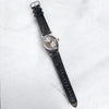 Black Bamboo Vintage Leather Strap