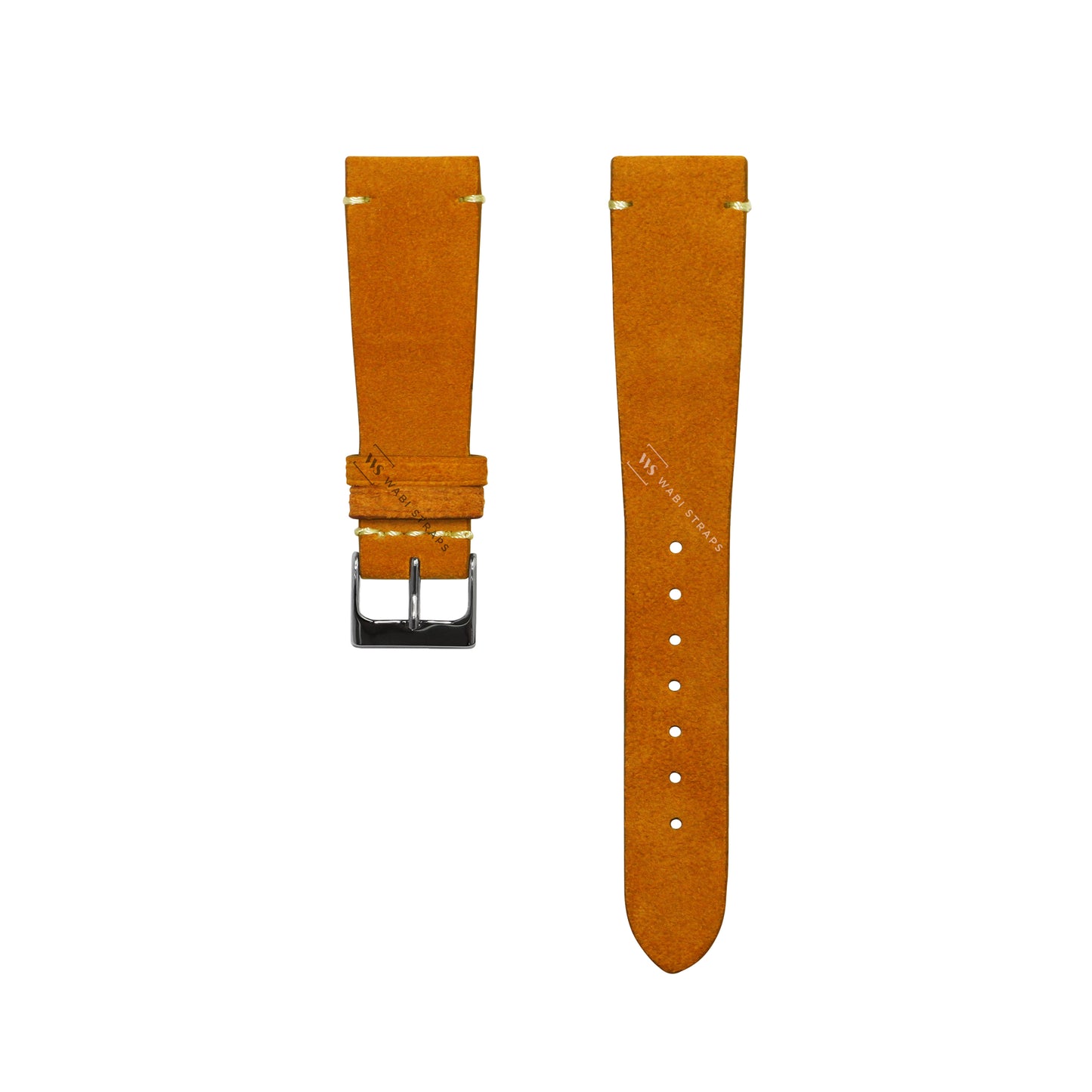 Orange Velvet Watch Strap