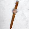 Tobacco Brown Velvet Watch Strap