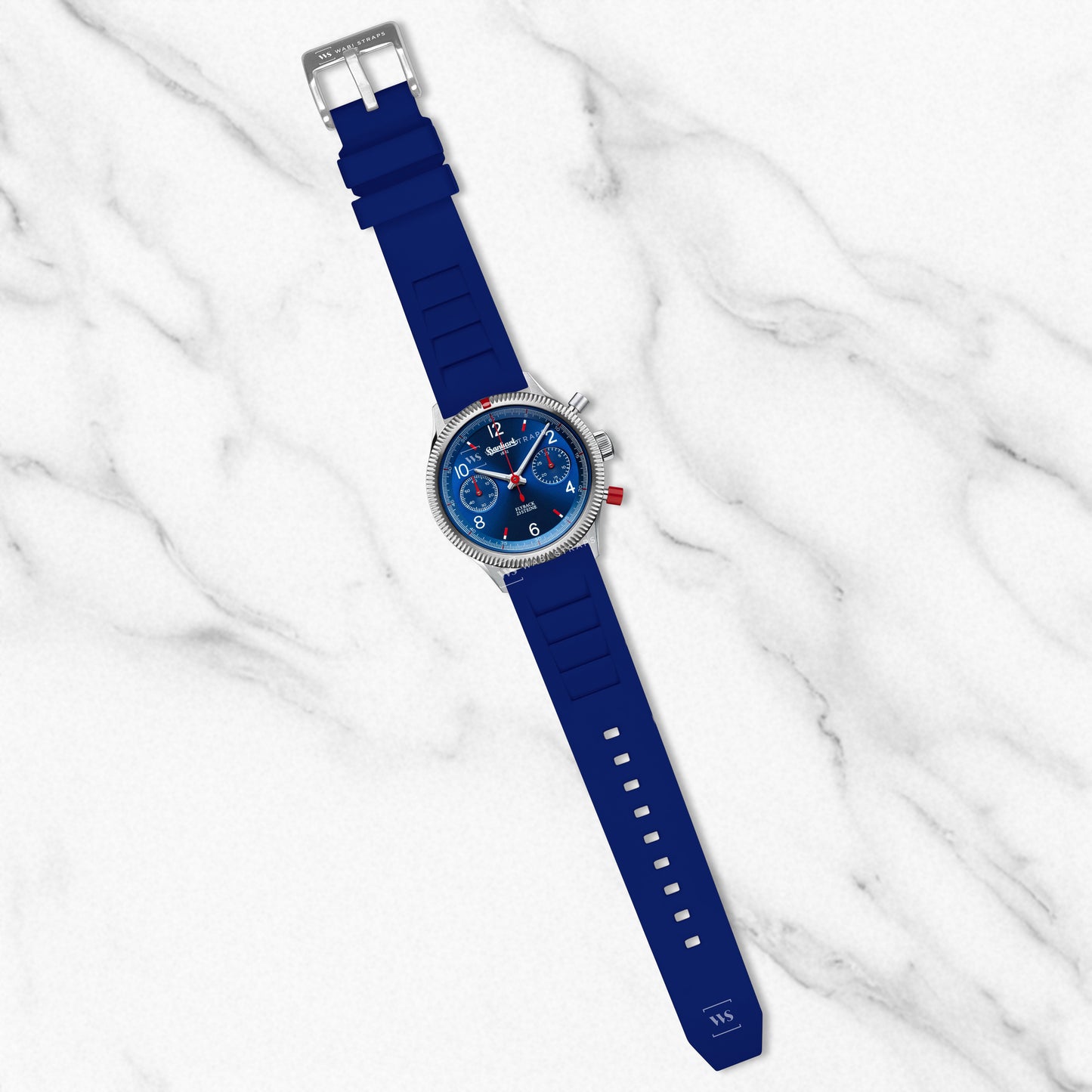 Blue Vented RM Silicone Strap