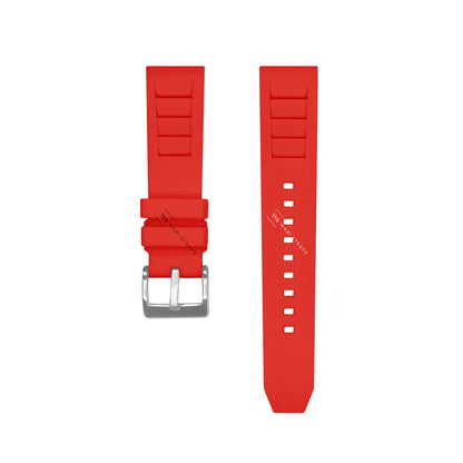 Red Vented RM Silicone Strap