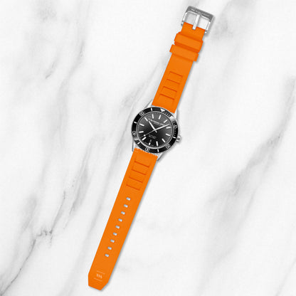 Orange Vented RM Silicone Strap