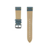 Grey Two Stitch Smooth Leather Strap