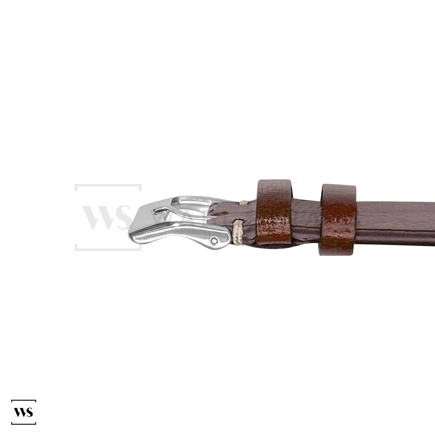 Brown Wood Grain Leather Strap