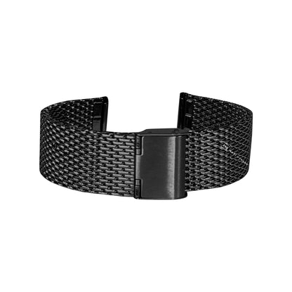 Black Mesh Watch Bracelet