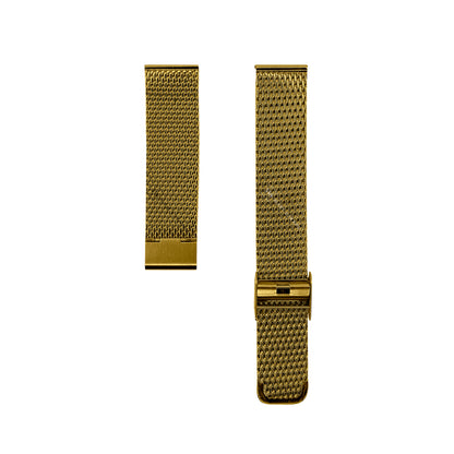 Gold Mesh Watch Bracelet