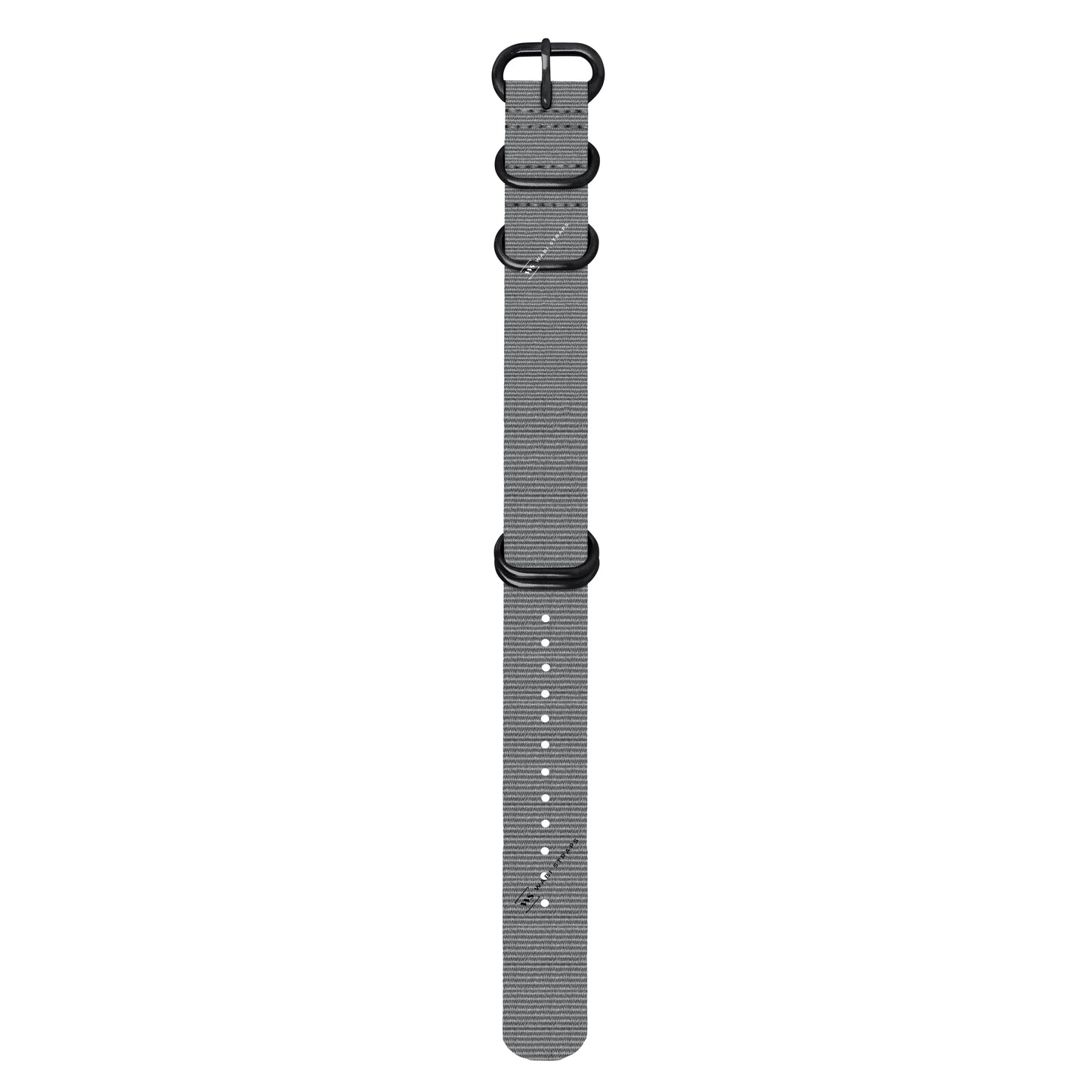 Grey Plain NavSpec Strap (Black Buckle)