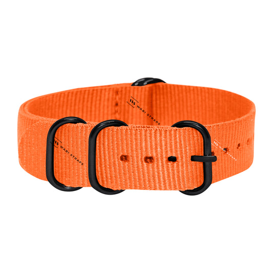 Orange Plain NavSpec Strap (Black Buckle)