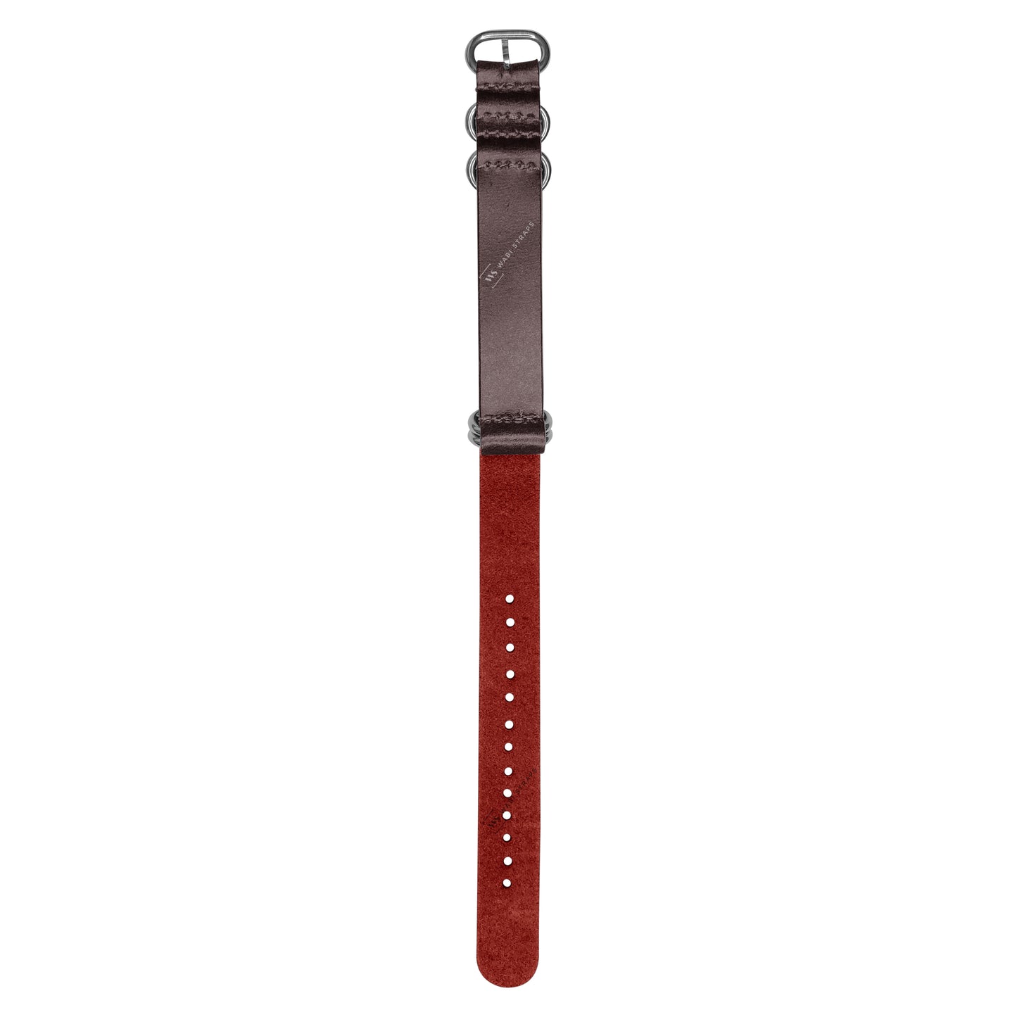 Red Vintage Leather ZULU Strap