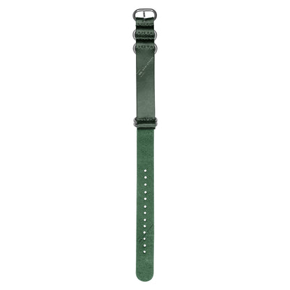 Dark Green Vintage Leather ZULU Strap