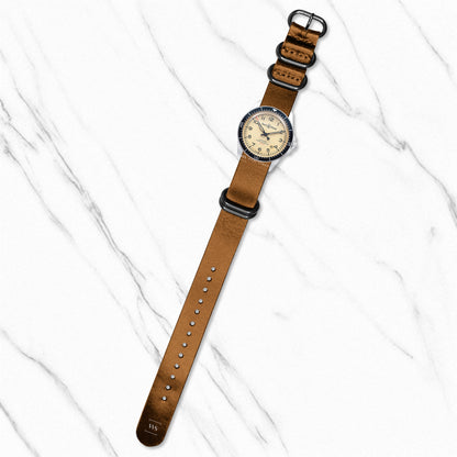 Camel Vintage Leather ZULU Strap