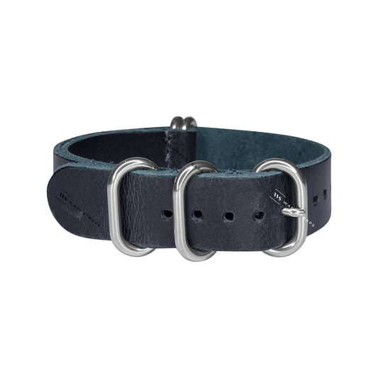 Dark Blue Vintage Leather NavSpec Strap