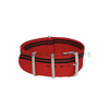 Black Stripes on Red Ducati Special British Military Watch Strap