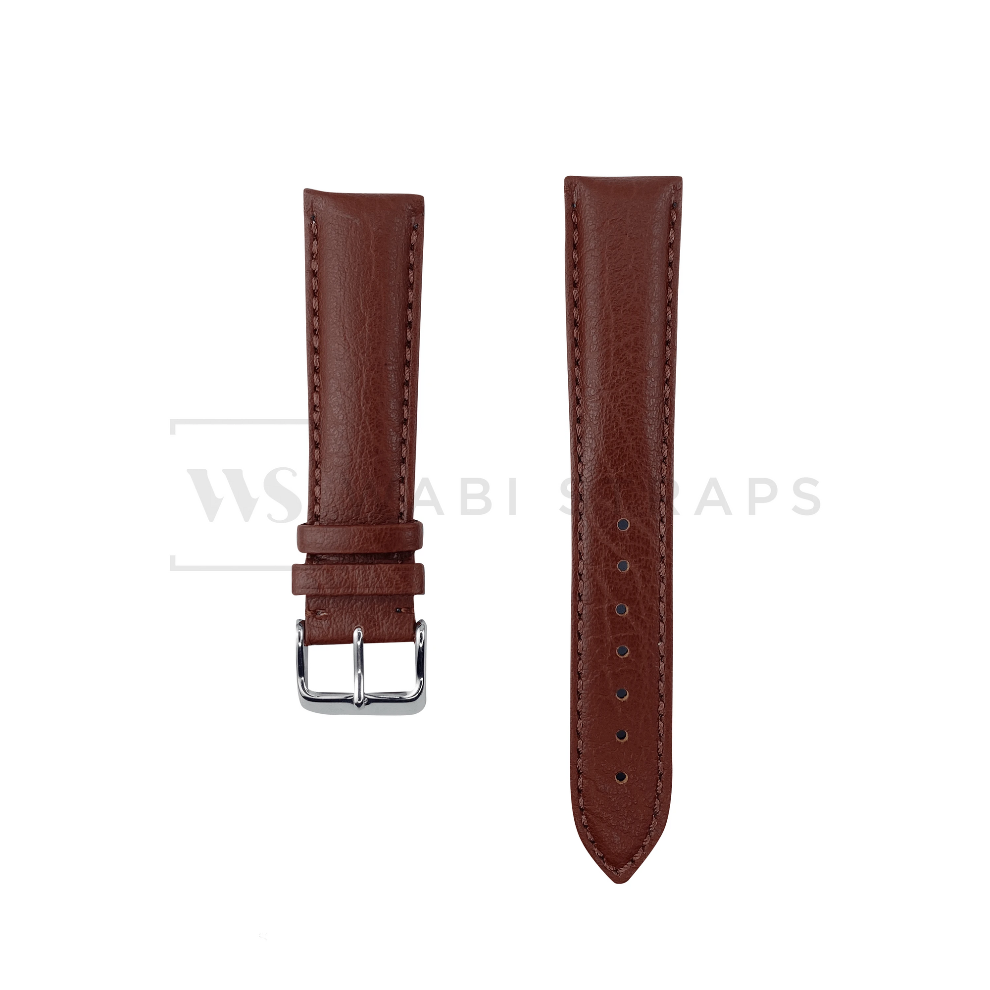 Brown Classic Leather Strap SS Front