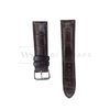 Brown Crocodile Artisan Leather Strap Front