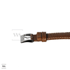 Brown Pebbled Leather Watch Strap Side